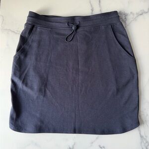 Sundry for Evereve Women's Sunday Skirt with Bungee Drawcord in Navy - NWOT